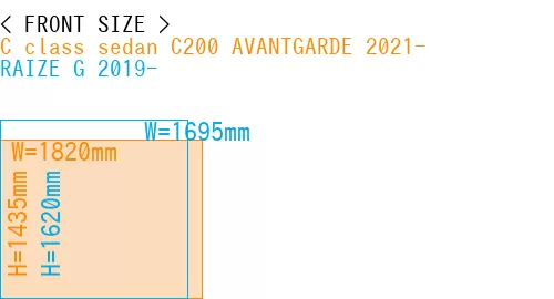 #C class sedan C200 AVANTGARDE 2021- + RAIZE G 2019-